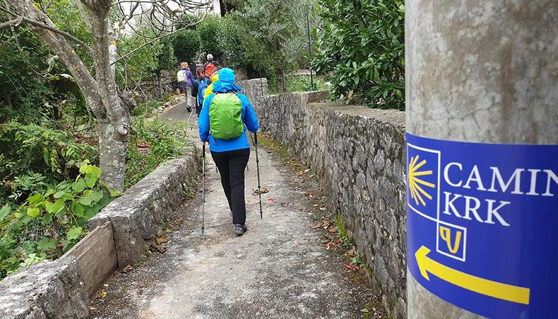 Last year’s Camino Krk pilgrimage