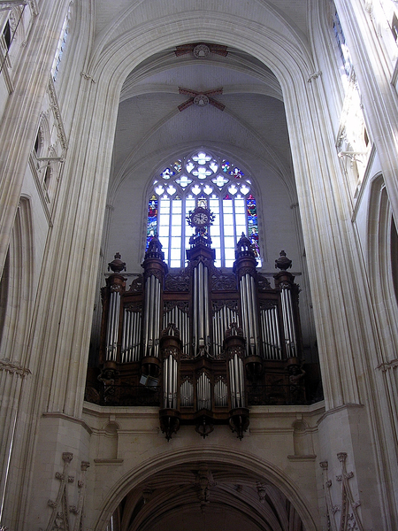 Cathedrale de Nantes - grand orgue avant