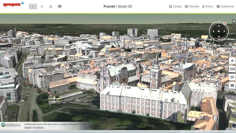 3d model of Poznan