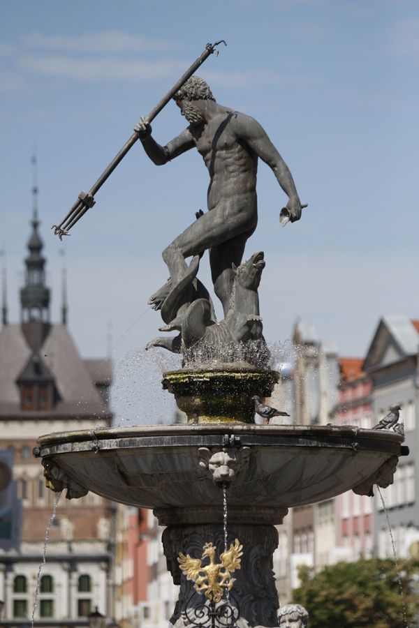 Neptune fountain gdansk
