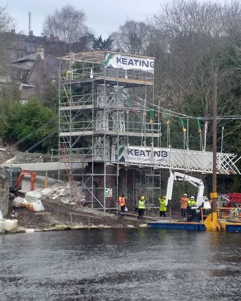 Cork bridge reconstruction
