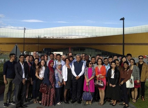Medium international city delegation participating in the urban leds ii project study trip