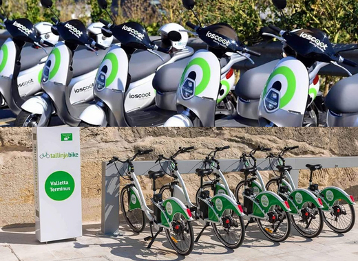 Medium malta shared bikes