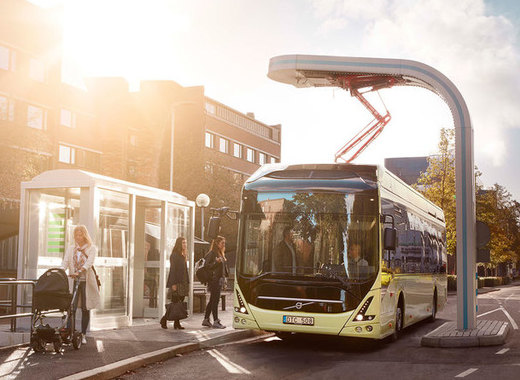 Medium volvo e bus