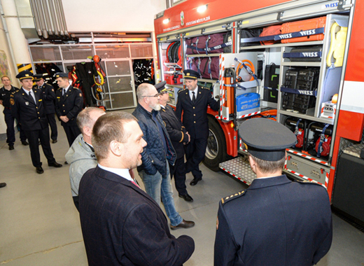Medium pilsen new firefighting truck