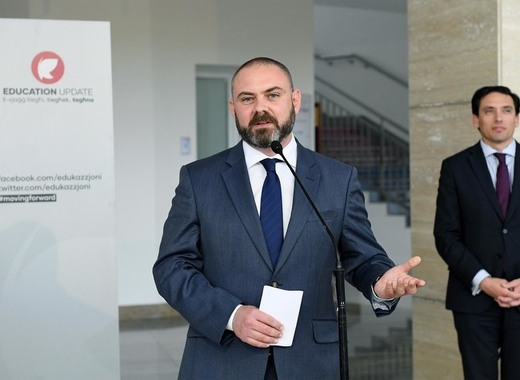 Medium malta free tablets and laptops for vulnerable children press conference