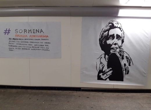 Medium san sebastian stencil exhibition