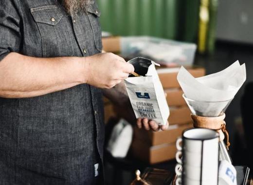Medium fair trade coffee