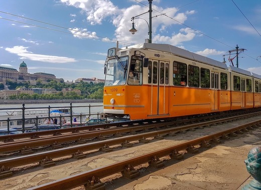 Medium budapest tram