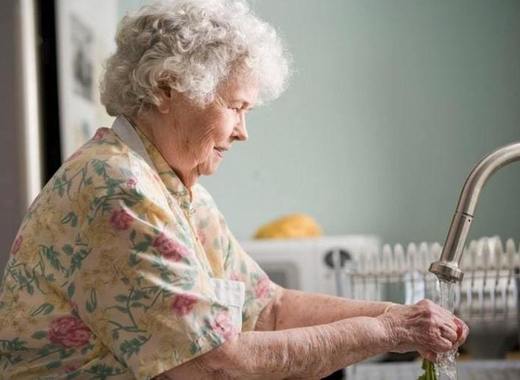 Medium elderly woman