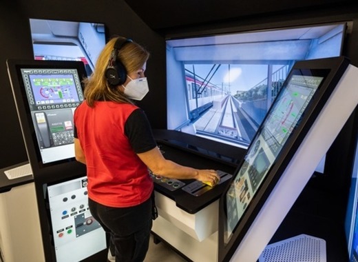 Medium metro train simulator