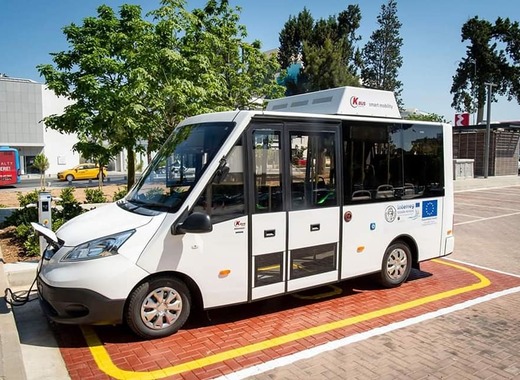 Medium paphos electric bus