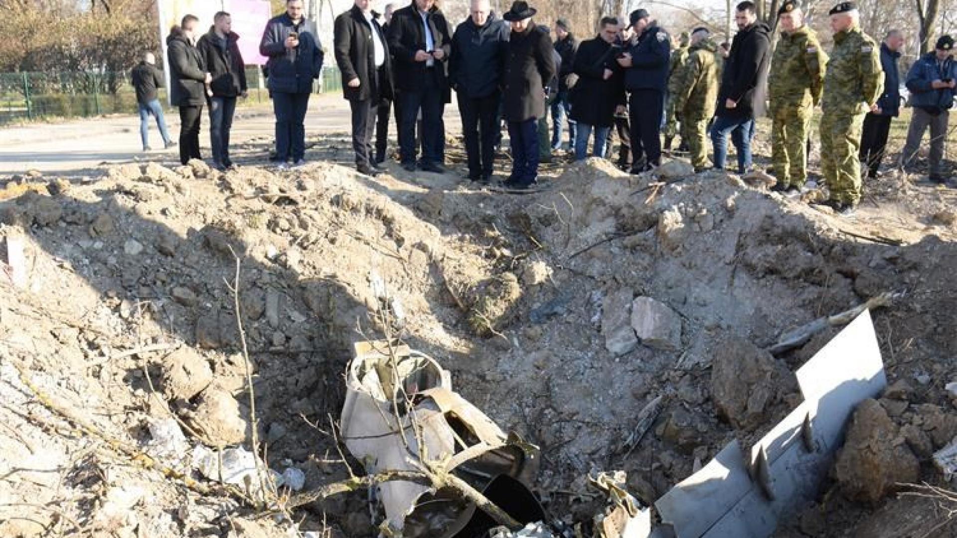 Croatian authorities find traces of explosives at drone crash site in