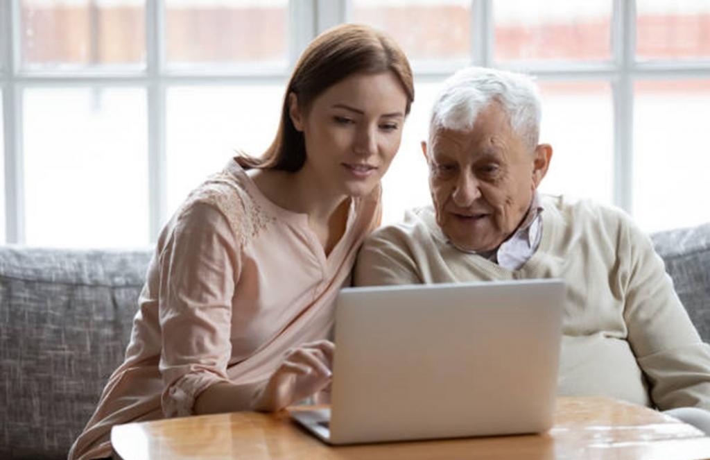 How to educate the elderly about information and communication
