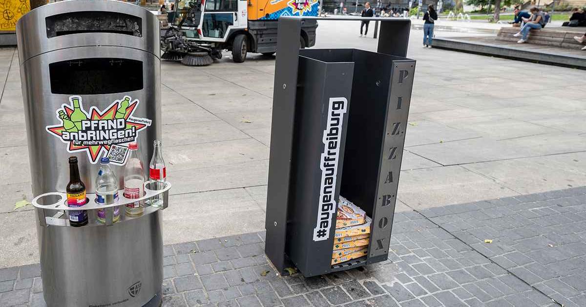 Freiburg installs special trash bins for pizza boxes TheMayor.EU