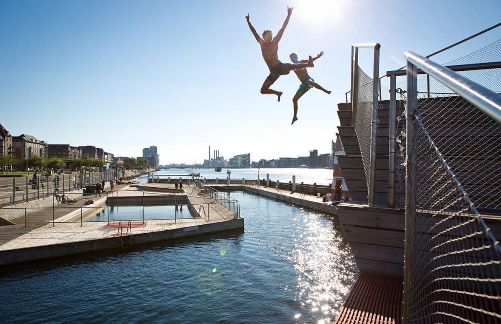 The public outdoor swimming facility in the Islands Brygge area is 