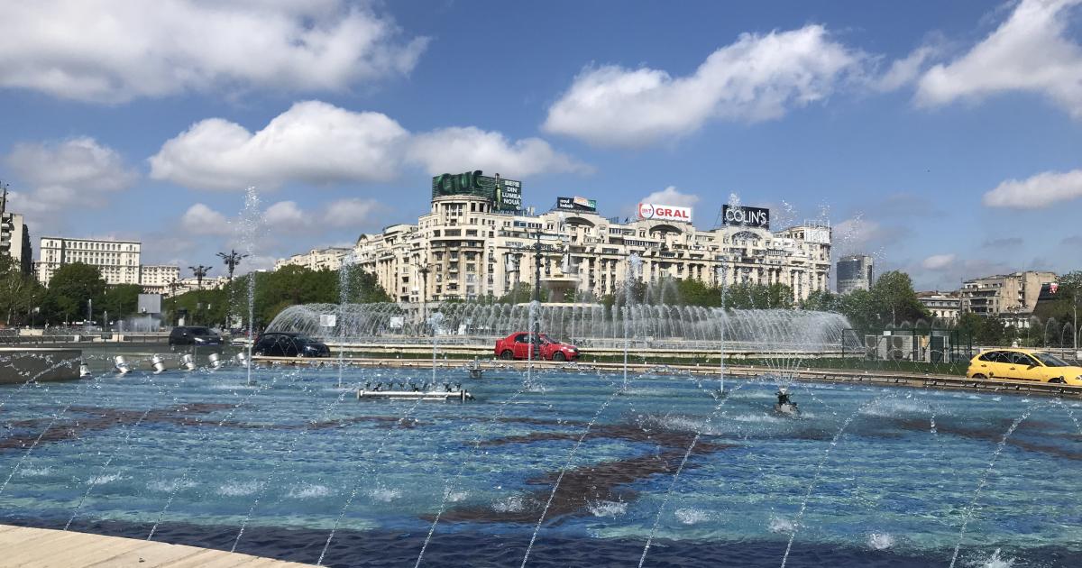 Downtown Bucharest fountains reopen in May