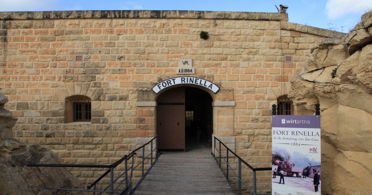 Fort Rinella in Malta will boast the only functioning drawbridge in the ...