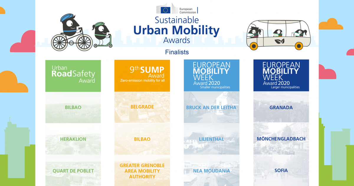 European sustainable mobility awards nominees revealed TheMayor.EU
