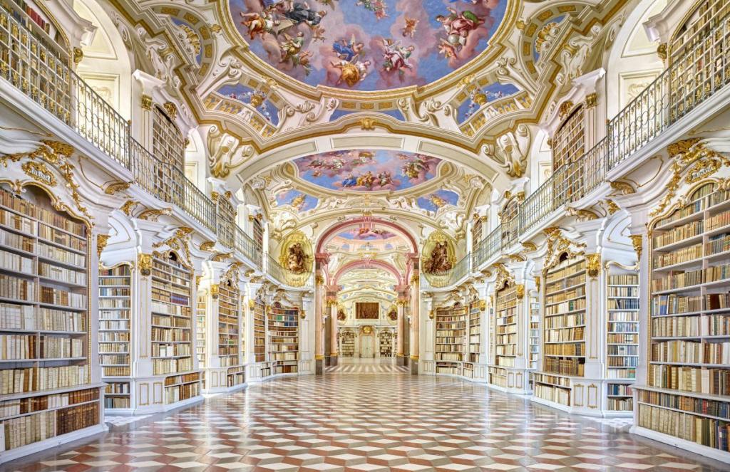 Visitors can now explore the Baroque marvel of the Admont Abbey Library at  night | TheMayor.EU