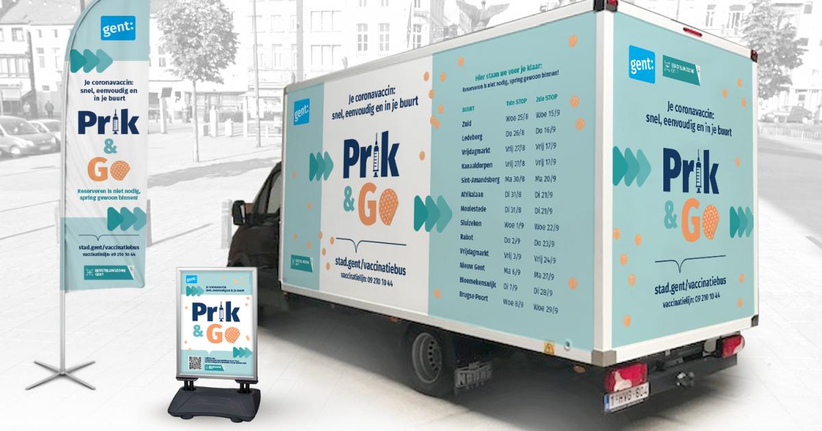 schroot opslaan bijl A vaccination bus will push Ghent over the finish line on herd immunity |  TheMayor.EU