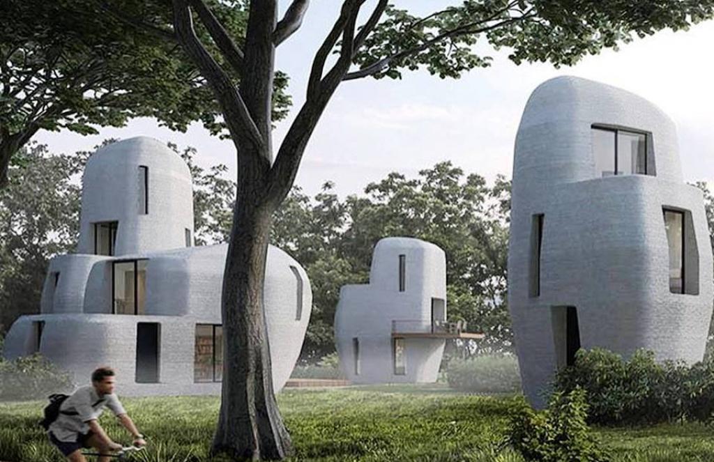 The unique new method of building homes is Eindhoven 3D printing