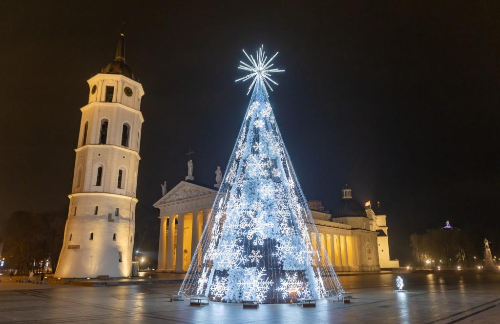Vilnius and Kaunas light Christmas trees TheMayor.EU