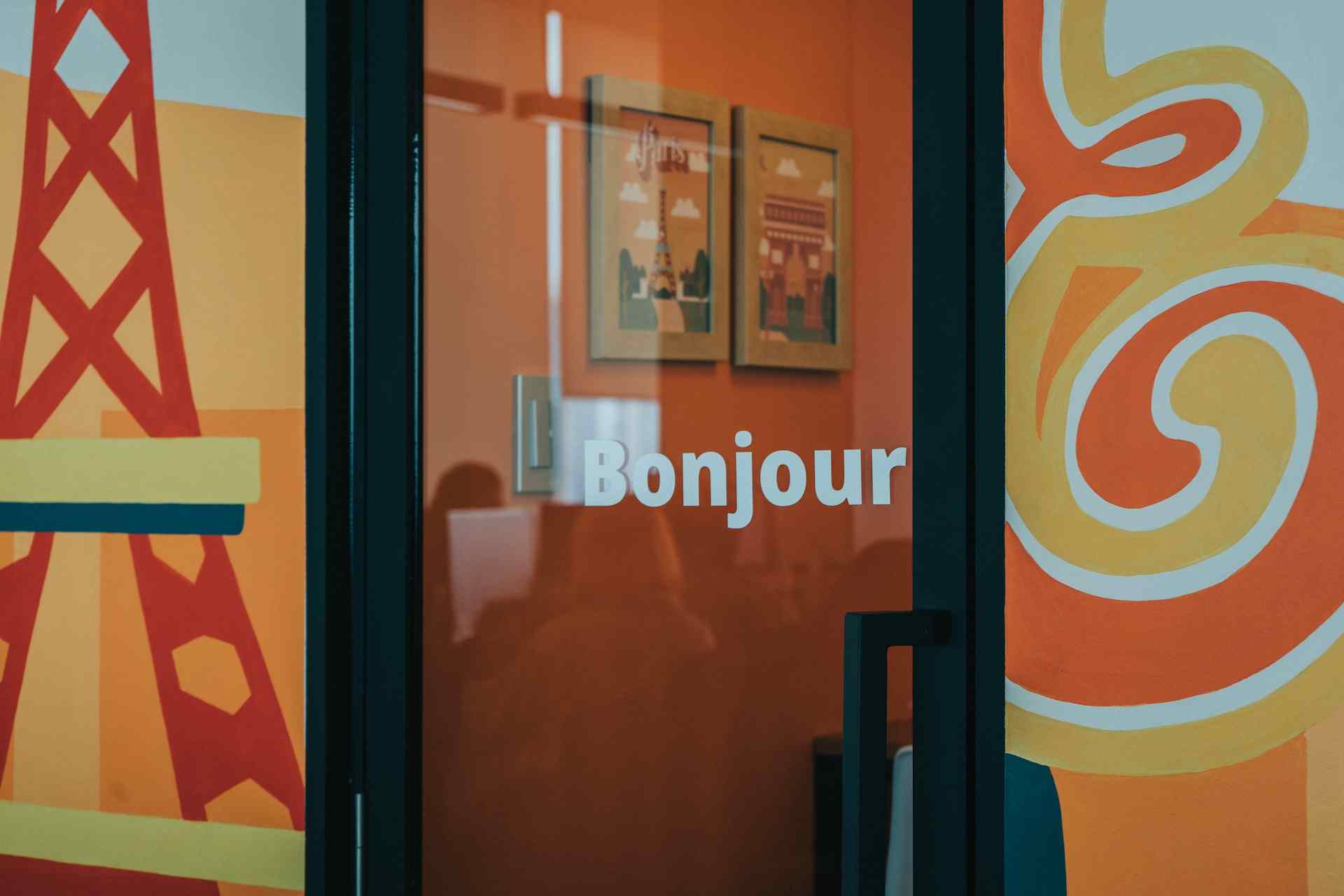 bonjour sign