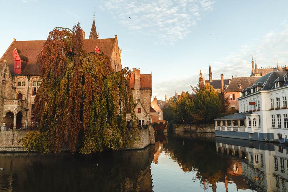 bruges in fall