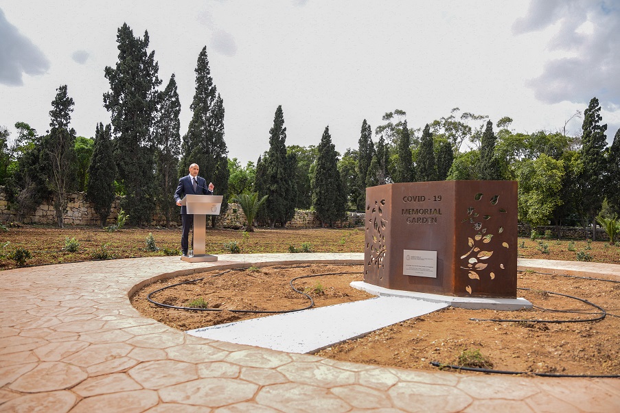 covid memorial garden malta