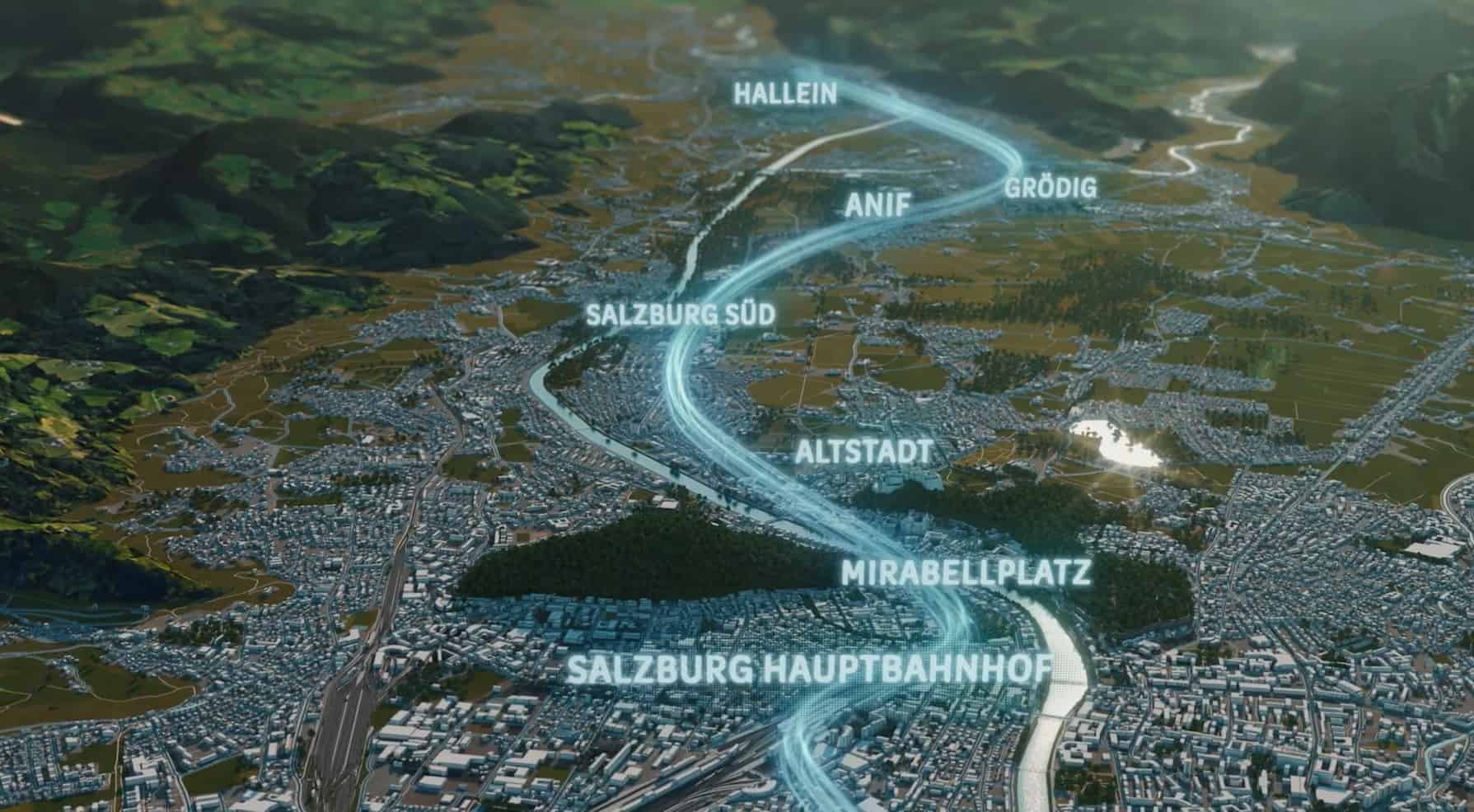 Salzburg-Hallein line