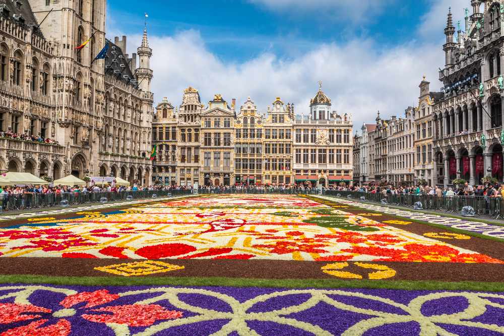 grand place flower carpet