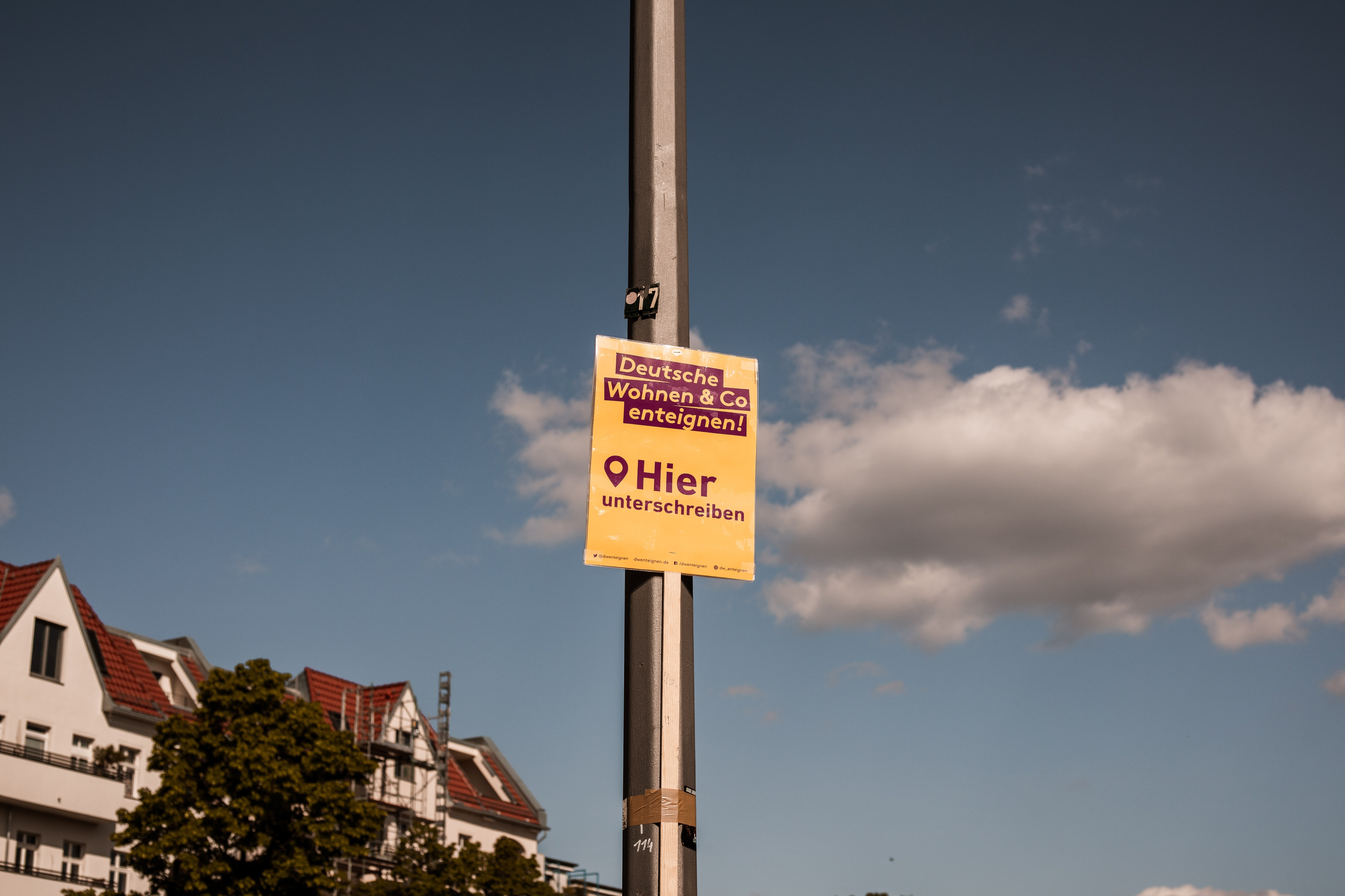 a campaign sign