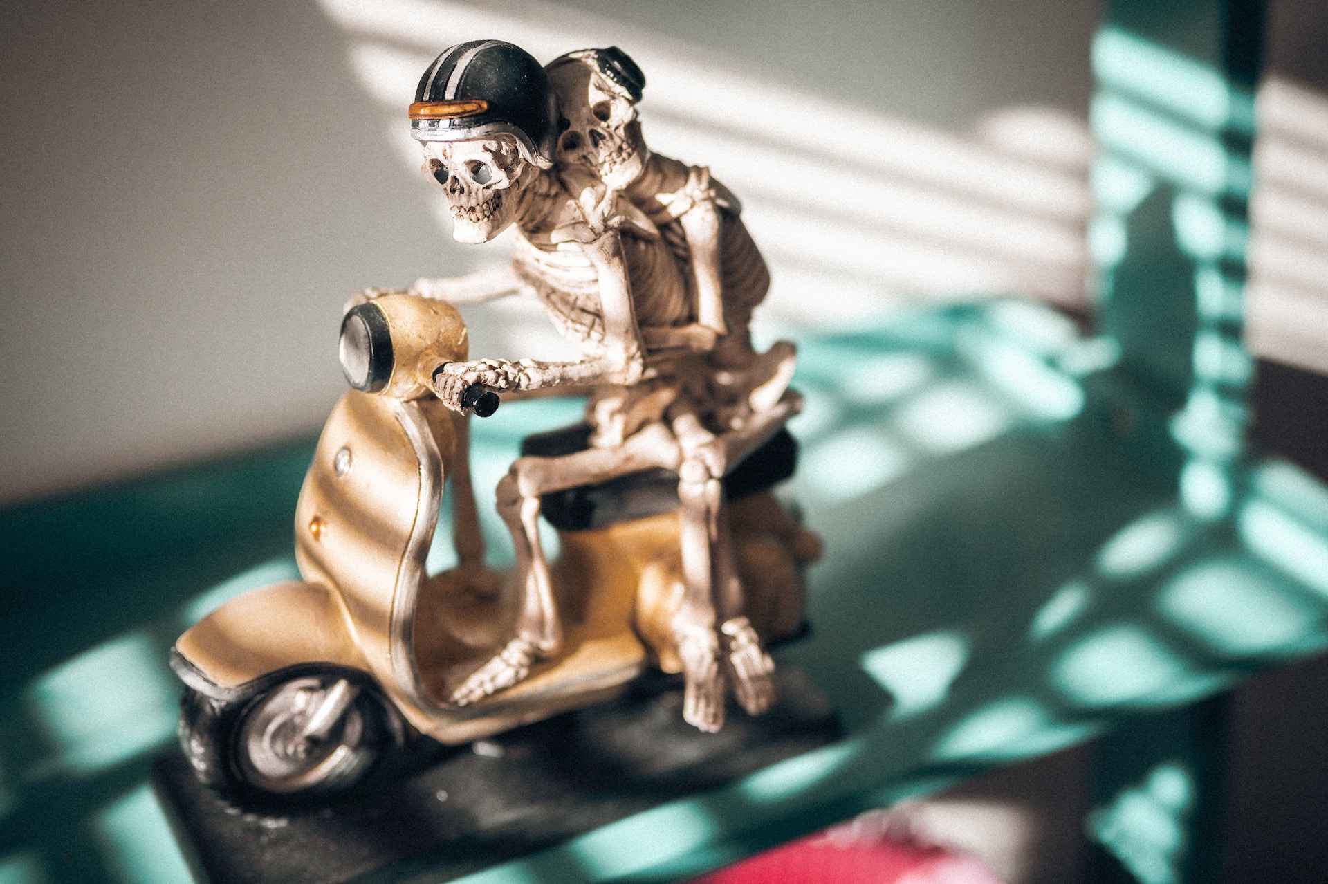 skeletons moped